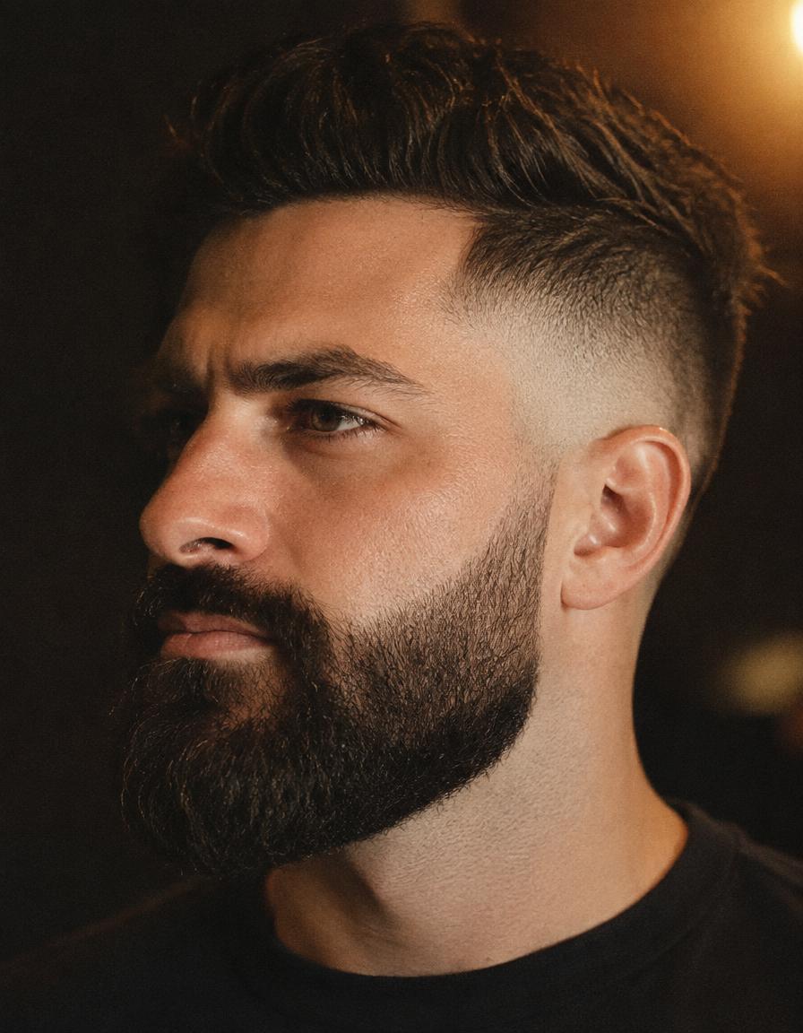 Full Beard Sculpt + Fade at Imperial Barber House, barber shop in Ypsilanti MI